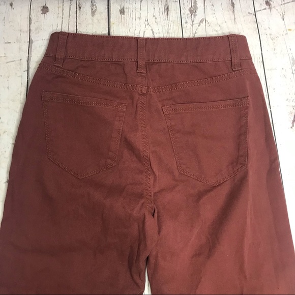 Sanctuary Cropped Burgundy Pants Size 25 - Picture 8 of 9